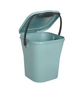 Seau à compost 6 Litres vert eucalyptus