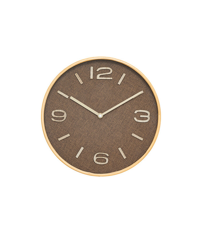 Horloge Ellis de 30cm, marron Tonka