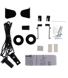 Store enrouleur occultant 90X180 cm Noir
