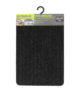 Paillasson Tapis Chloé noir 40x60 cm.