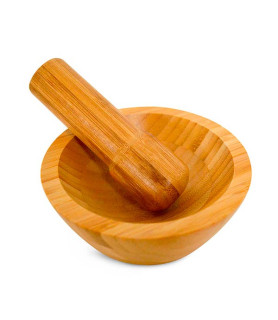 Mortier et Pilon en Bambou