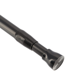 Barre de Douche Extensible Noir Mat 70-120 cm Sans Perçage