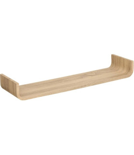 Étagère murale courbée Fixy 80 cm naturel