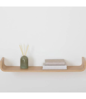 Étagère Murale Courbée Fixy 80 cm Naturel