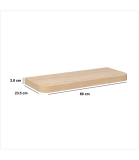 Étagère Murale Arrondie Fixy 60 cm Naturel 5 Five
