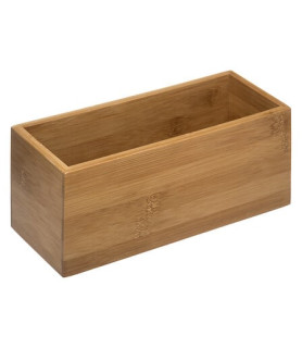 Organiseur de rangement rectangle Tidy Smart bambou taille L 5five