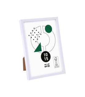 Cadre Marco Clip Blanc 10X15 cm Ostaria