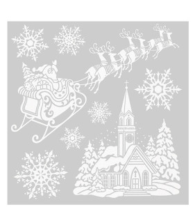 Autocollants de Noël pour fenêtres