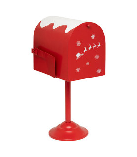 Boîte aux lettres de Noël métal