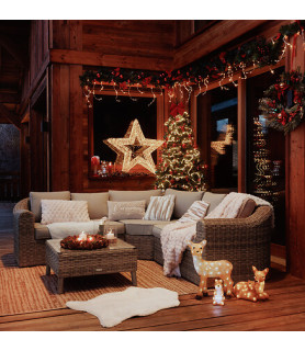 Ecureuil de Noël lumineux