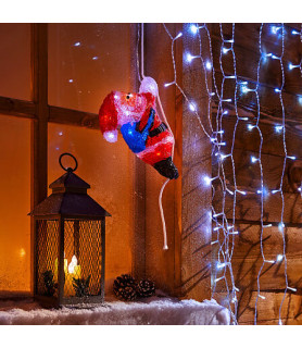 Grimpeur lumineux acrylique 20 LED | Décoration Noël extérieur