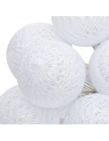 Guirlande LED 10 boules Blanches Atmosphera