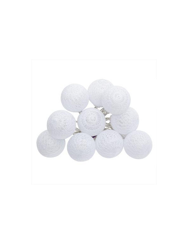 Guirlande Boules LED Blanche