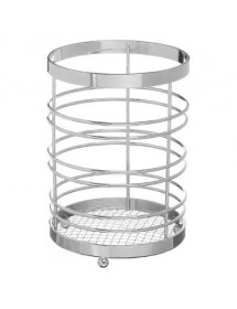 Range Couverts Métal filaire chromé