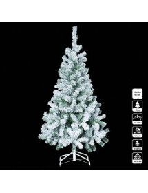 Sapin artificiel floqué 180 cm.