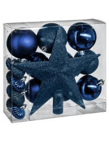 kit décoration sapin bleu