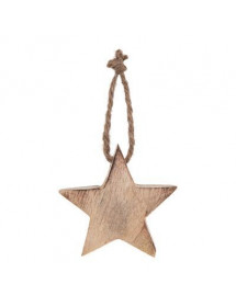 Etoile en bois à suspendre