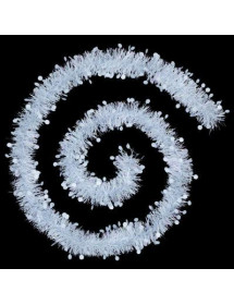 Guirlande de Noël pastille blanche