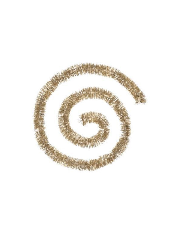 Guirlande de Noël brins fin or