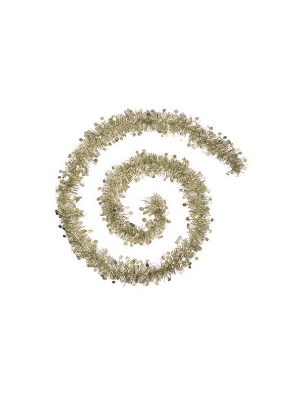 Guirlande de Noël pastille or