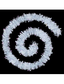 Guirlande de Noël laser étoile blanche