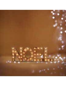 Mot noël lumineux à LED