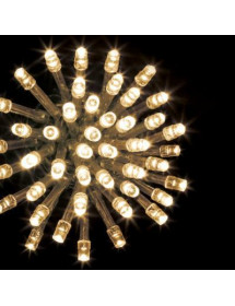 Guirlande lumineuse 200 leds luxe blanc chaud
