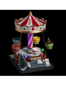Village de Noël carrousel