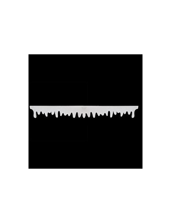 Coulée de neige artificielle pailletée