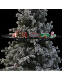 Train électrique tour sapin de Noël