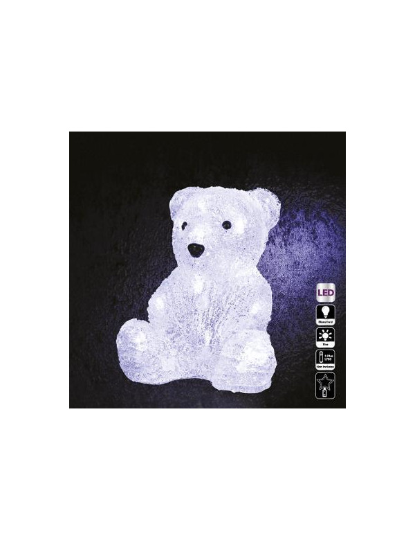 Décoration de Noël lumineuse Ours polaire