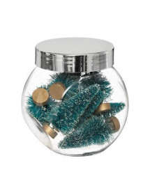 Déco de table Mini sapins x8