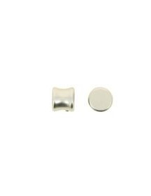 Embouts de tringle Bouchon Argent Mat 20 mm X2