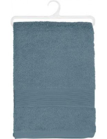 serviette de toilette bleu