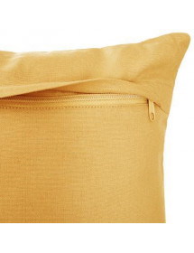 COUSSIN OTTO OCRE MOUTARDE ATMOSPHERA