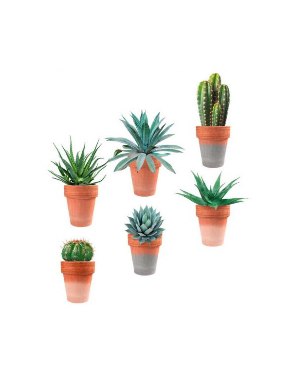 Sticker murale Pots avec Plantes