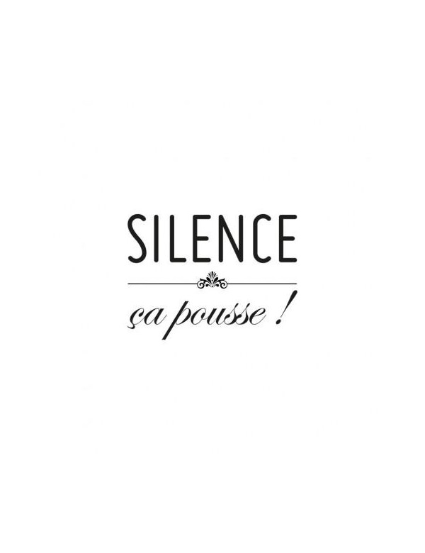 STICKER SILENCE CA POUSSE
