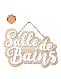 Plaque de porte Salle De Bains.