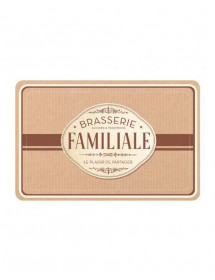 SET DE TABLE PVC "BRASSERIE FAMILIALE"