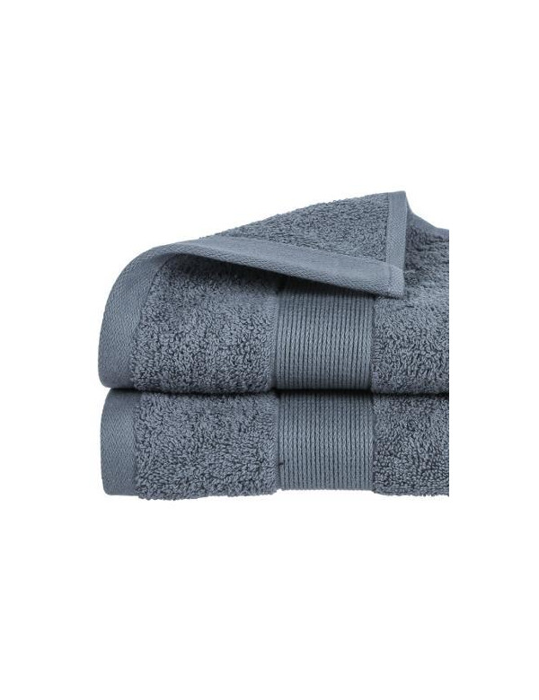 Serviette de Bain Gris foncé Atmosphera