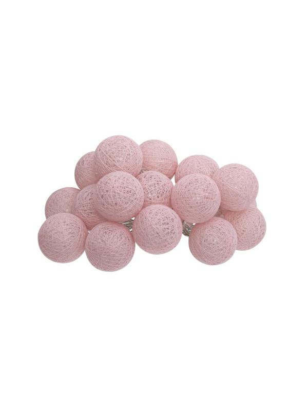 Guirlande Boules Rose Clair Atmosphera