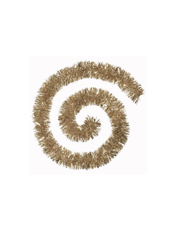 Guirlande de Noël bi-matière or