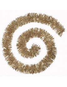 Guirlande de Noël bi-matière or