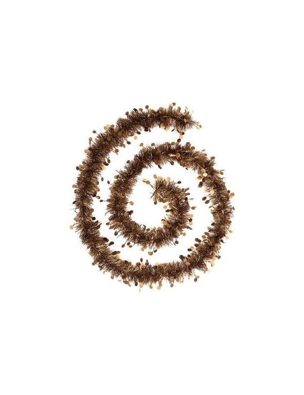 Guirlande de Noël pastille bronze