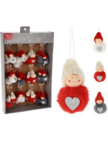 Décoration de Noël à suspendre ange tout doux