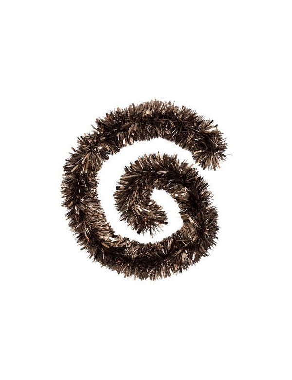 Guirlande de Noël boa large bronze