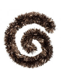 Guirlande de Noël boa large bronze