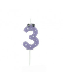 BOUGIE MINI CHIFFRE 3