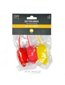 Jouet pour chat Souris Sonore X3