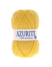 Pelote de fil à tricoter Azurite jaune